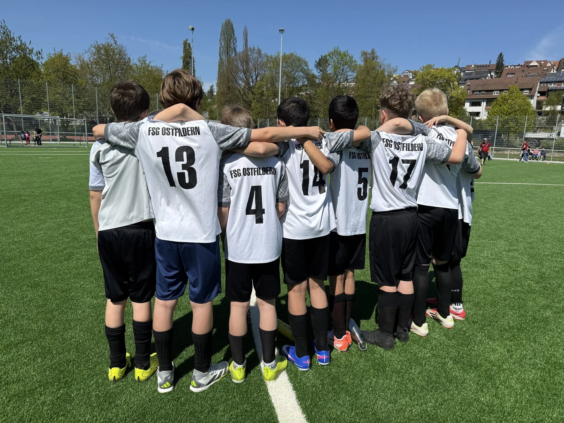 Mannschaft der FSG Ostfildern im Mannschaftskreis