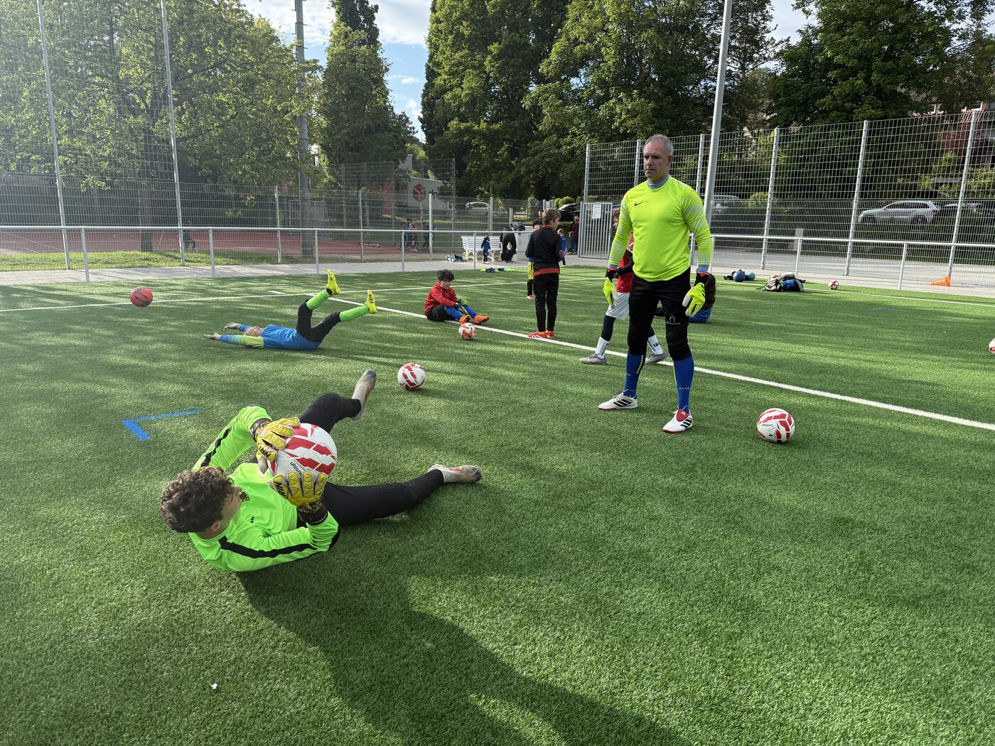 Torwarttraining der FSG Ostfildern mit Martin Schimpf